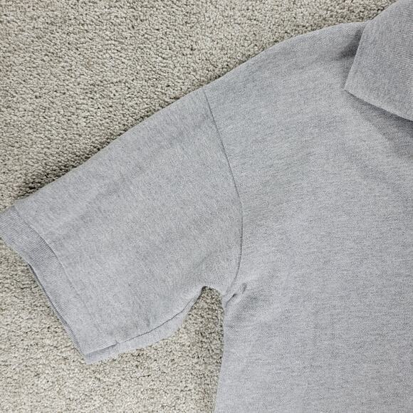 Vintage 90's Disney Mickey Mouse California Polo Shirt Mens L Gray Thick Cotton - Picture 5 of 15